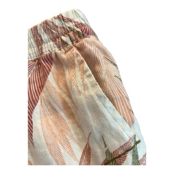 🆕 NWOT Tahari white linen tropical print mini skirt | size S - Picture 3 of 7